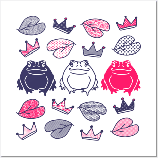 Toad Prince Pattern Posters and Art